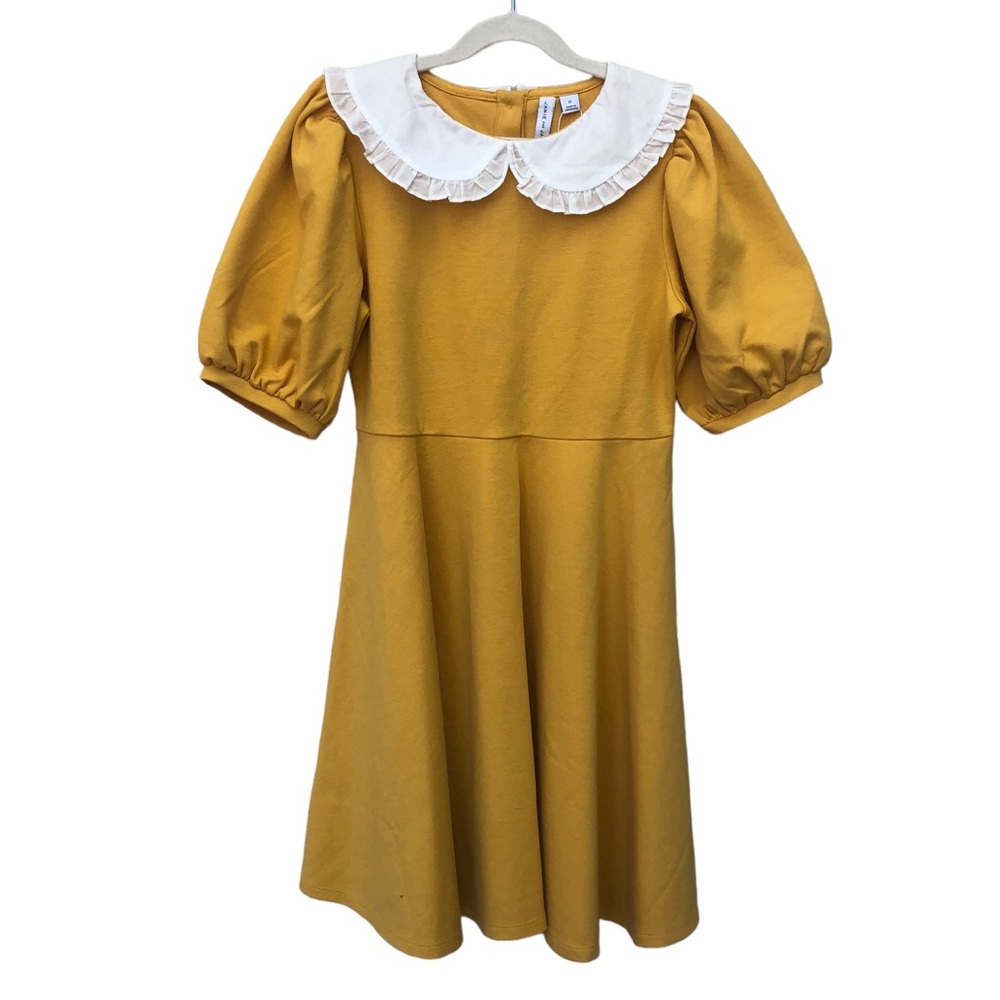 Janie & Jack Mustard Yellow Dress size 12 - Picture 11 of 12